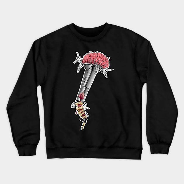 Brain Mic Crewneck Sweatshirt by Wakanda Forever